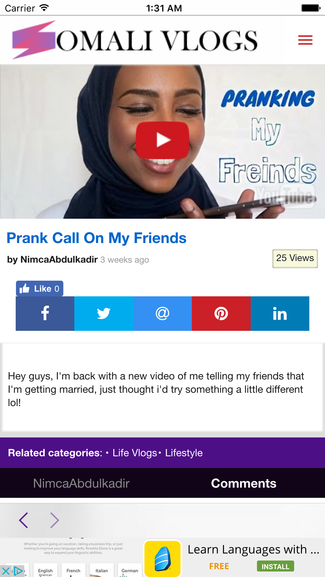 Somali Vlogs