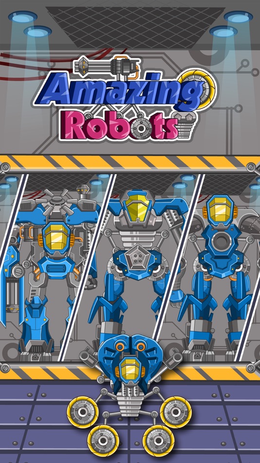 #1. Amazing Robots - A puzzle game for kids (iOS) Podle: 振宇 杨