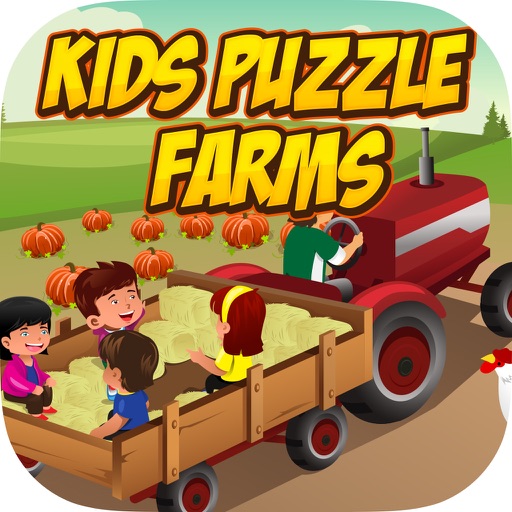 Simple Kids Puzzle Farm - Animal Match Game Fun! Icon
