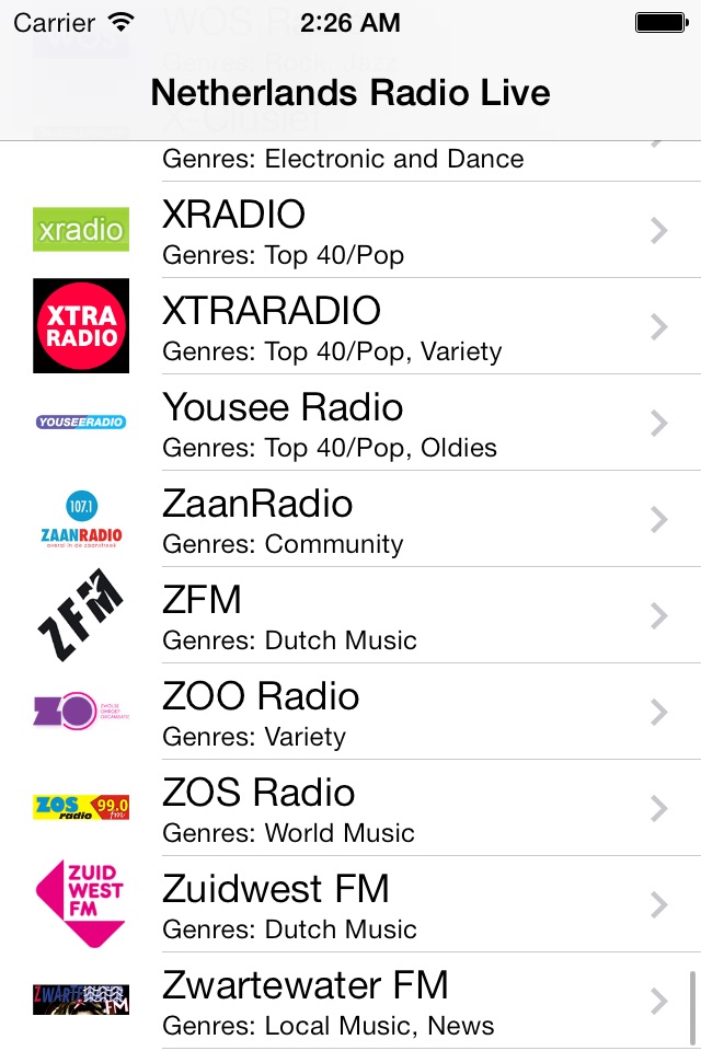 Netherlands Radio Live Player (Nederland / Dutch) screenshot 2