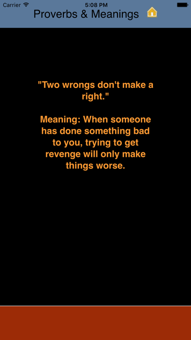 Screenshot #2 pour Proverbs and Meanings