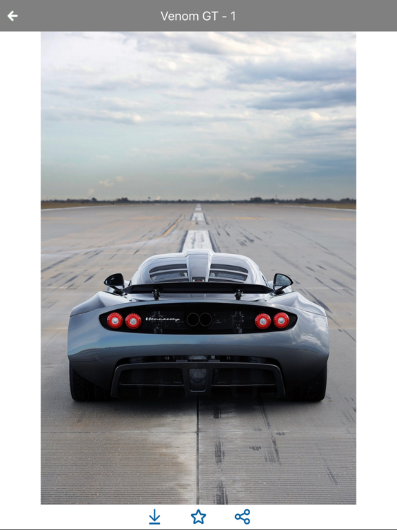 HD Car Wallpapers - Hennessey Venom GT Edition iPad screenshot
