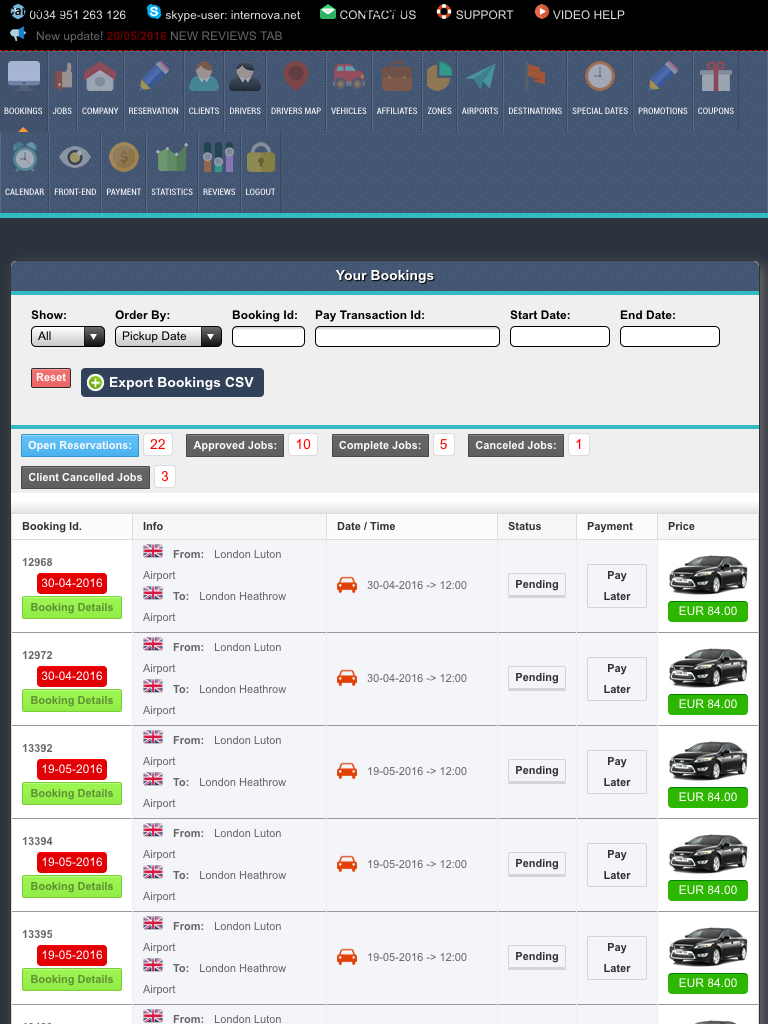 Admin Panel App