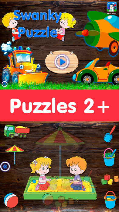 Learning Puzzle Games Kids & Toddlers free puzzlesのおすすめ画像1