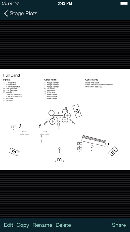 Stage Plot Maker