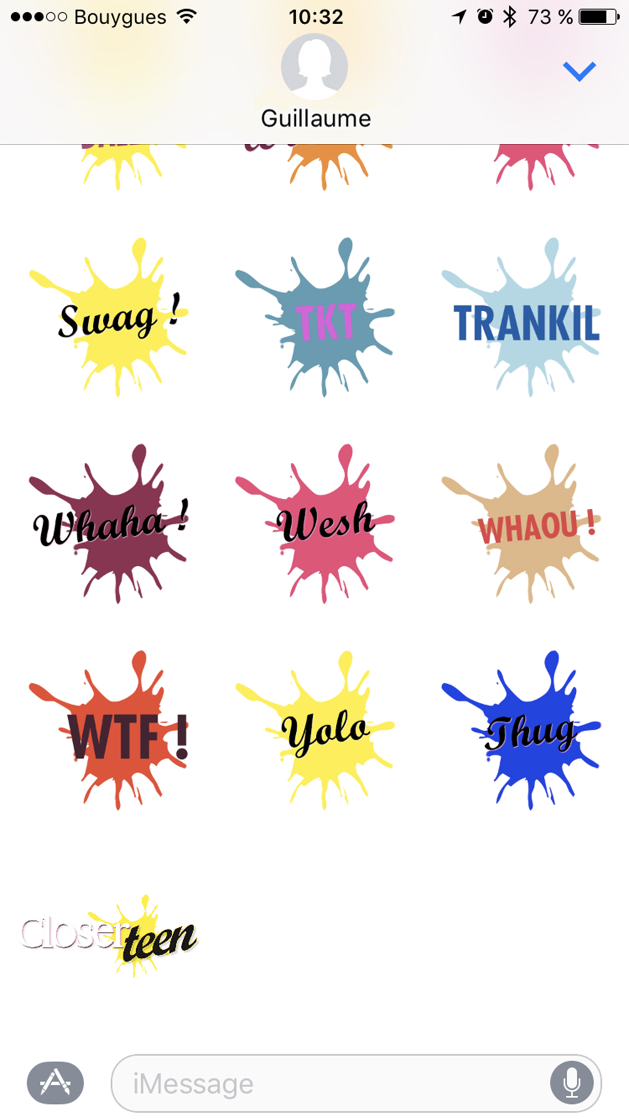 Closer Teen Stickers screenshot 5