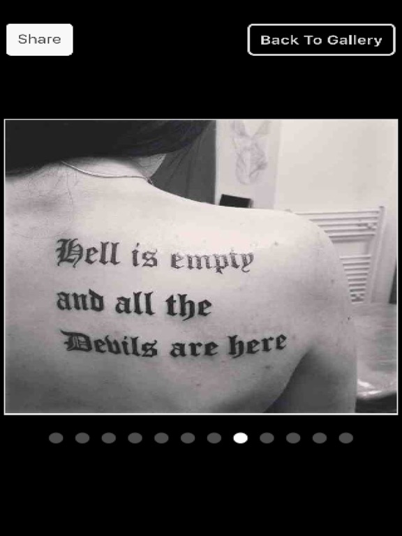Screenshot #6 pour Tattoo Lettering