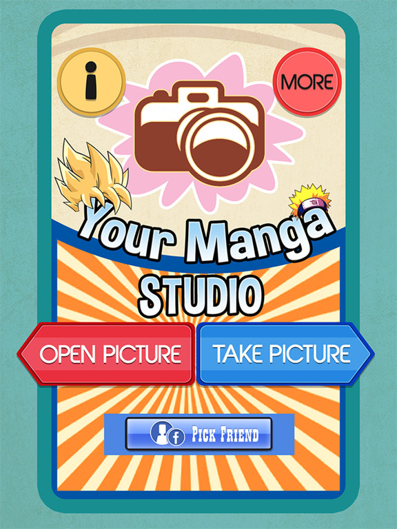 Screenshot #5 pour Manga Camera HD - Cartoon Anime Sticker dragon ball Z Edition