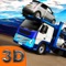 Drive huge car transporter over the hills and mountains