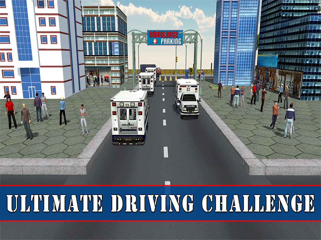 Ambulance Hospital Parking – Drive & park vehicle in this extreme driver simulator game screenshot 5