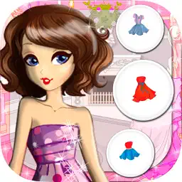 Dress dolls and design models – fashion games for girls of all ages app icon