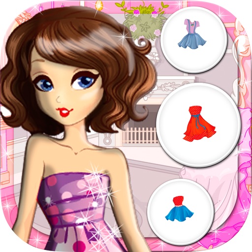 Dress dolls and design models – fashion games for girls of all ages icon