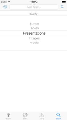 OpenLP Remote screenshot 4