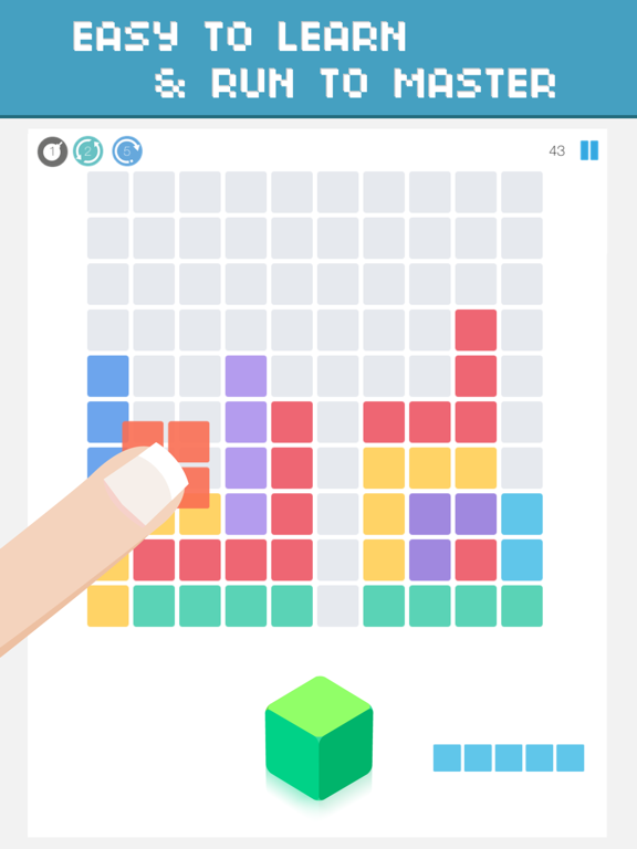 Cubie Fill The Grid Puzzles Block Buddies iPad screenshot 4 - Games app