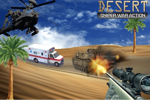 Desert Sniper War Action screenshot 4