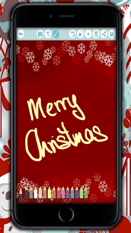 Create Christmas Cards - Customized Christmas greeting cards to write and wish a happy New Year