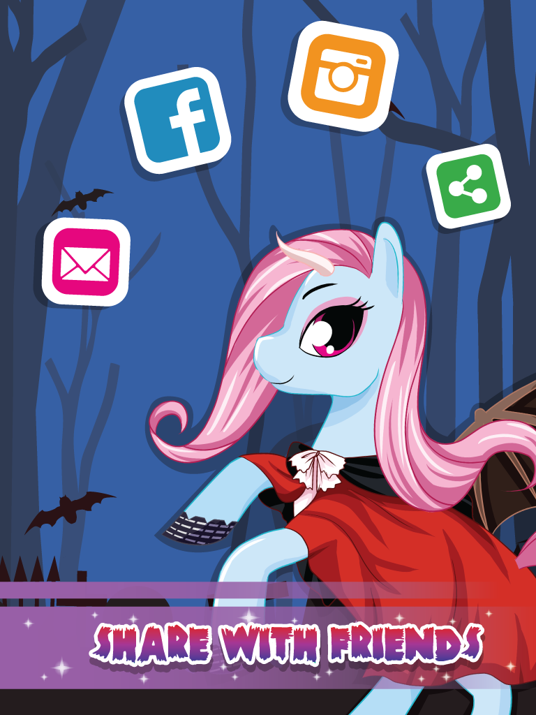 Pony Monster Characters Dress Up For MyLittle Girl screenshot 10