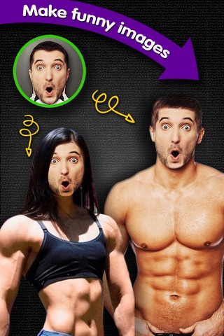Muscle Face Swap - Visage Blender to Combine Yr Selfie with Hole of Fitness Photo screenshot 3
