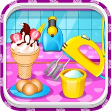 Activities of Frozen Ice Cream Maker Game