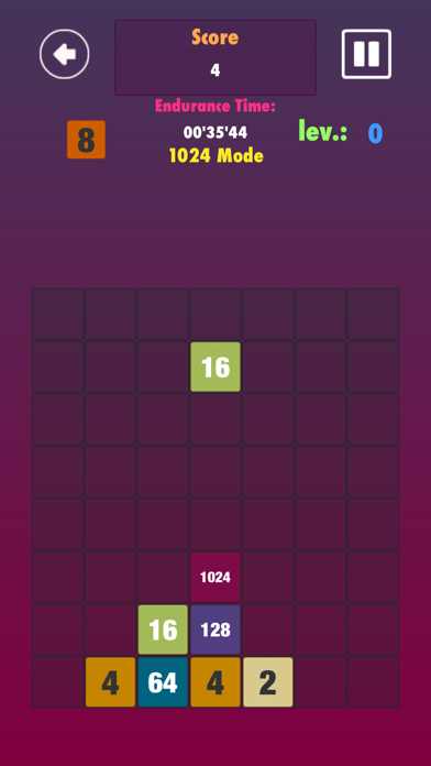 Screenshot #1 pour Trix Block 4096-addictive bagatelles puzzle jeu gr