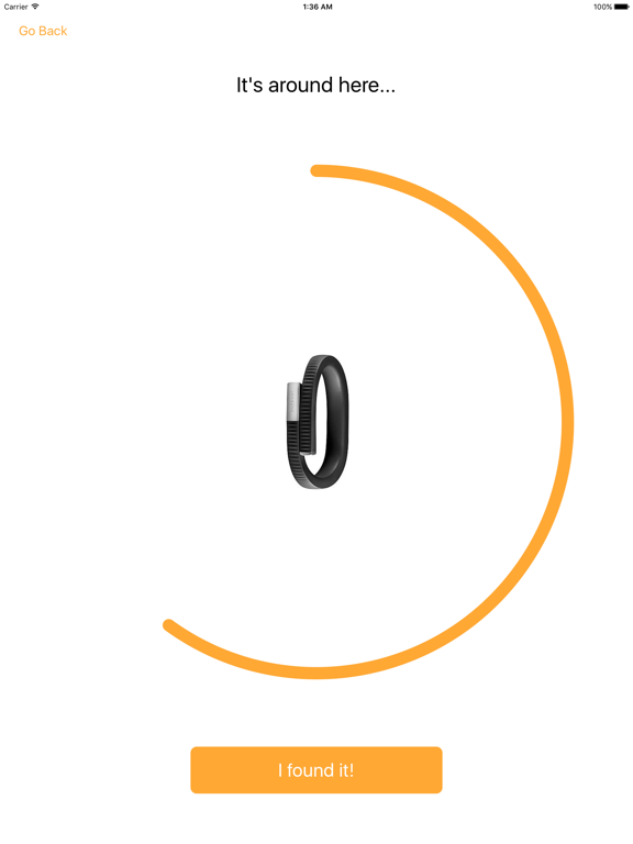 Screenshot #6 pour Finder for Jawbone - find your lost UP24, UP2, UP3 and UP4