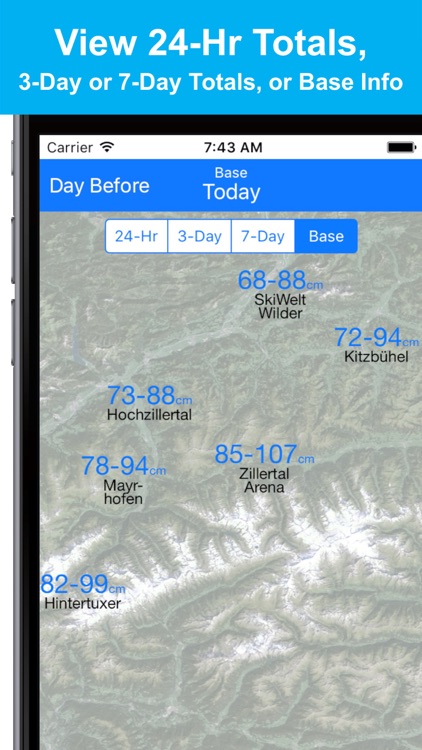 Alps Snow Map - Snow Reports screenshot-3