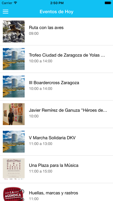 Screenshot #1 pour LaAgendica - Agenda cultural de Zaragoza