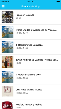 LaAgendica - Agenda cultural de Zaragoza screenshot 1
