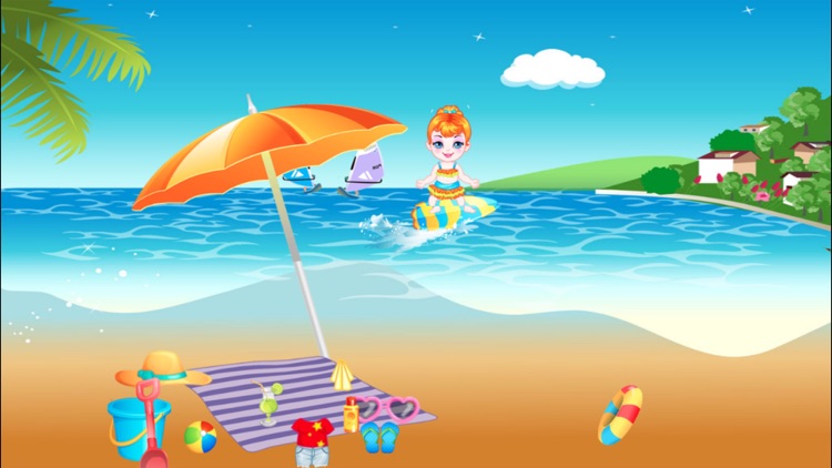 Baby Beach Friends free makeover HD games screenshot-4