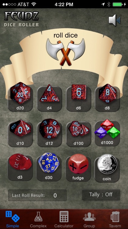 Feudz Free Dice Roller