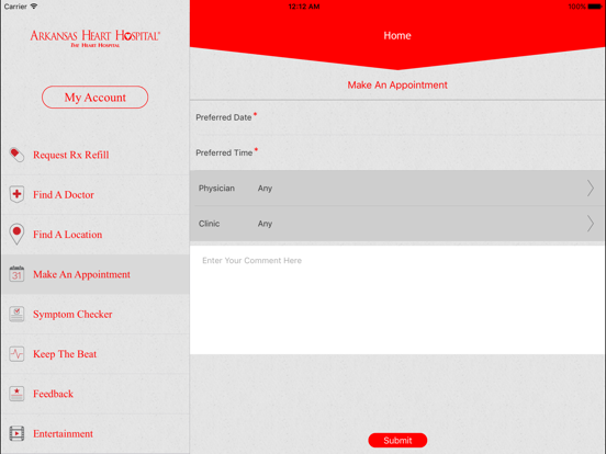 AHH - Arkansas Heart Hospital iPad screenshot 4 - Medical app