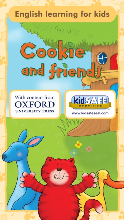 Cookie and Friends : Early english learning for kids screenshot-0