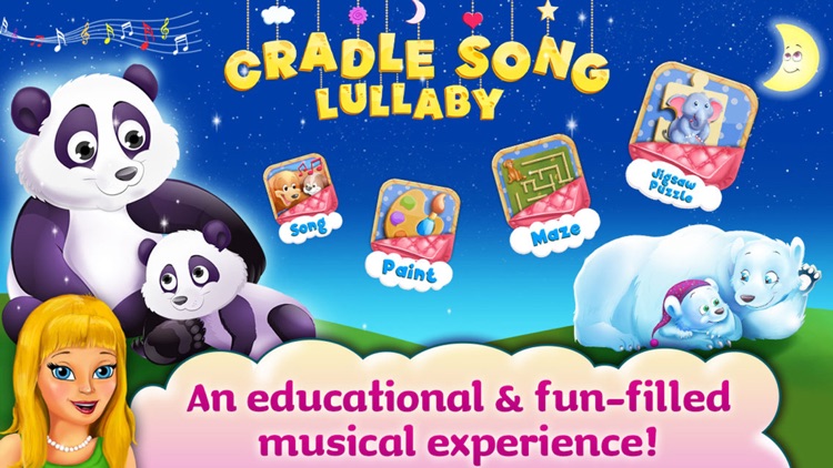 Cradle Song Lullaby - All in One Educational Activity Center and Sing Along