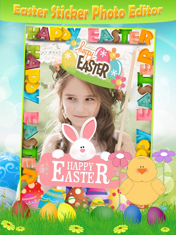 Screenshot #6 pour Easter Photo Sticker.s Editor - Bunny, Egg & Warm Greeting for Holiday Picture Card