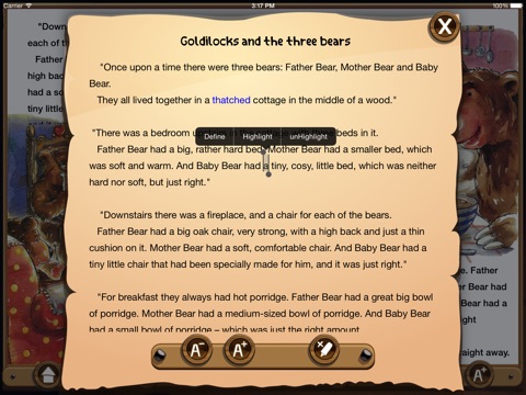 Goldilocks and the three bears English screenshot 4