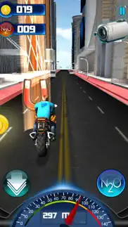 moto bike city traffic speed race 3d iphone screenshot 4