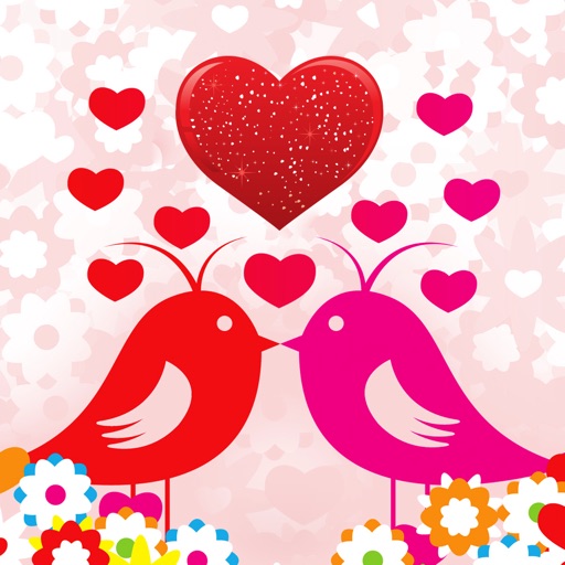 Love Wallpapers HD, Romantic Backgrounds & Valentine's Day Cards Icon