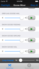 Goose Call Mixer screenshot