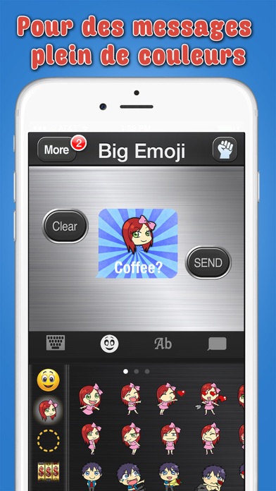 Screenshot #3 pour Big Emoji - Stickers pour Messages, Textes, & Facebook