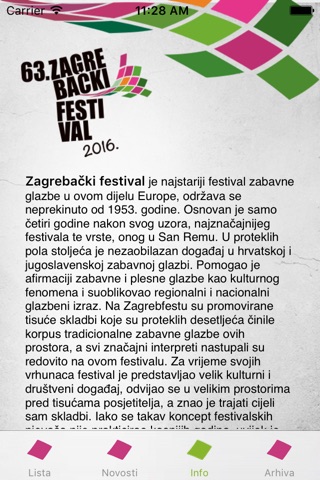 Zagrebacki festival screenshot 3