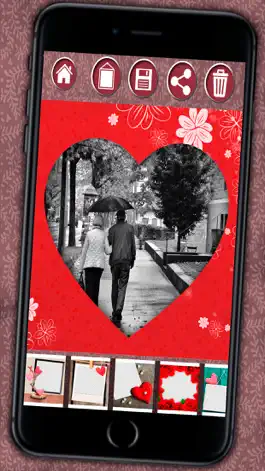 Game screenshot Love photo frames - Photomontage love frames to edit your romantic images hack