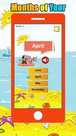 Game screenshot English Vocabulary Exercises Month Word Quiz Games hack