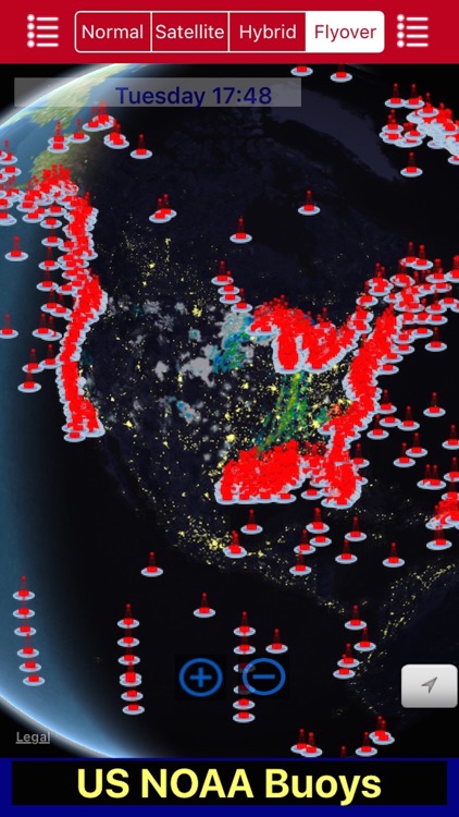 US NOAA Buoys with NOAA Radar 3D Pro screenshot-4
