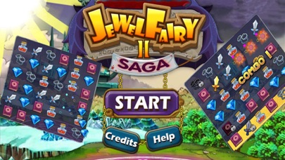 Jewel Fairy Saga - Diamond Eliminate:Beautiful girls with magic effects join the casual game Screenshot 1