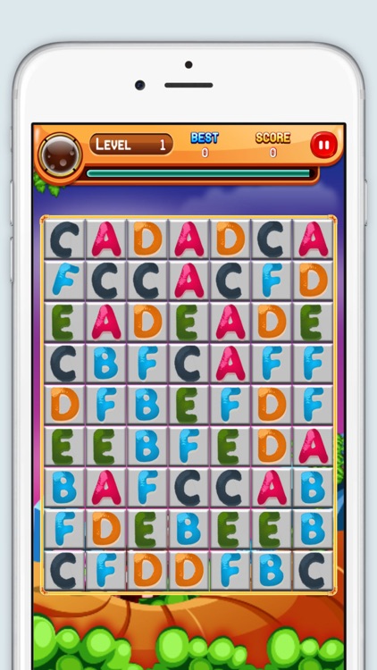 Alphabet Match Addetive Fun Match Three Puzzle Game For Kids screenshot-3