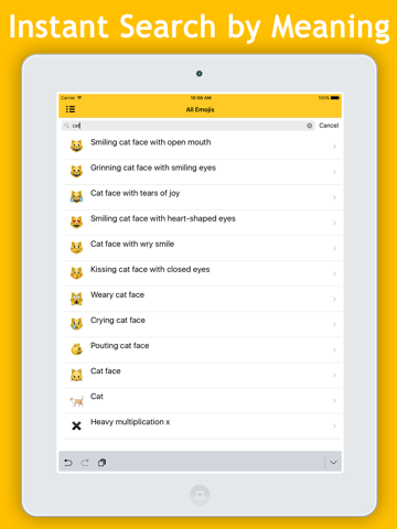 Emojicon - Lexicon of Emojis - Meaning of All Emojis iPad screenshot