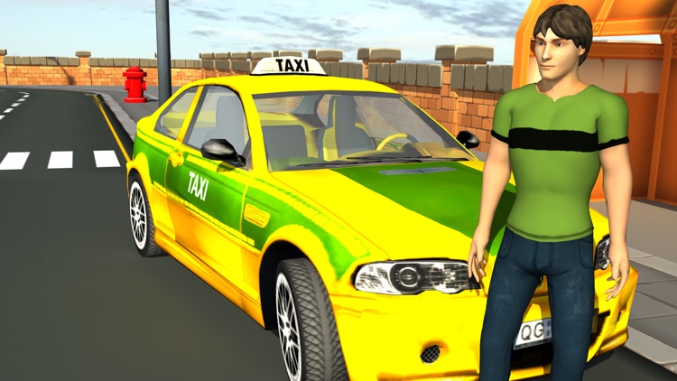 3d Taxi car driver Parking simulator free games