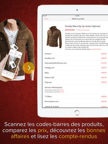Screenshot #5 pour Scanify - Scanner de codes-barres, Assistant de shopping, et Lecteur et générateur de Codes QR