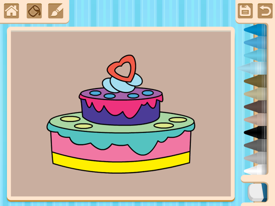 Kids Coloring Book-HD iPad screenshot 4 - Education app