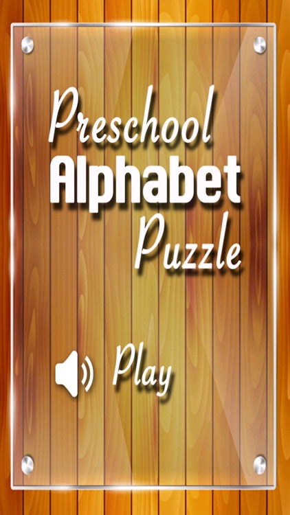 Preschool Alphabet Match Puzzle For Toddlers